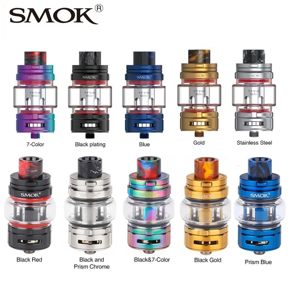 Оригинальный распылитель SMOK TFV12 Prince 8 мл vs TFV16 9 TF Tank 6 Cloud Beast Vape испаритель для 510
