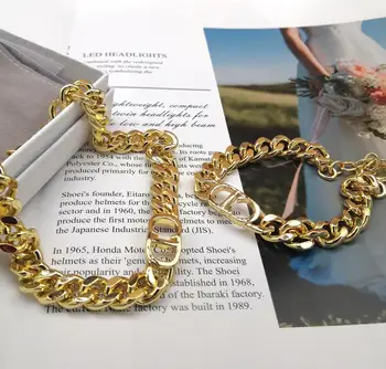 Luxury Jewelry D Letter Thick Chain Short Necklace Vintage Gothic Style bracelet yellow brass trendy women 2020 new High Quality
Luxury Jewelry D Letter Thick Chain Short Necklace Vintage Gothic Style bracelet yellow brass trendy women 2020 new High Quality