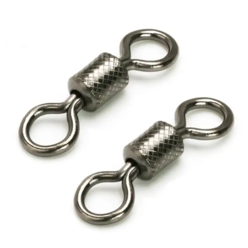 50pcs Bearing Fishing Swivels Snap Fishing Swivels Ball Bearing Swivel With Safety Snap Solid Rings Rolling Swivel For Fishing
50pcs Bearing Fishing Swivels Snap Fishing Swivels Ball Bearing Swivel With Safety Snap Solid Rings Rolling Swivel For Fishing