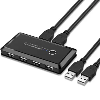 USB KVM Switch USB 2.0 Switcher for Xiaomi Mi Box Keyboard Mouse Printer Monitor 2 PCs Sharing 4 Devices USB Switch
USB KVM Switch USB 2.0 Switcher for Xiaomi Mi Box Keyboard Mouse Printer Monitor 2 PCs Sharing 4 Devices USB Switch