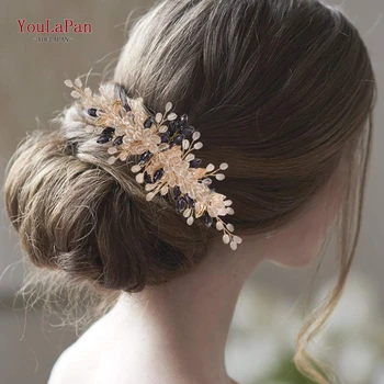 YouLaPan Wedding Hair Combs for Women Golden Crystal Wedding Hairpiece Bridal Hair Clip Hair Jewelry Wedding Tiara HP317-G
YouLaPan Wedding Hair Combs for Women Golden Crystal Wedding Hairpiece Bridal Hair Clip Hair Jewelry Wedding Tiara HP317-G