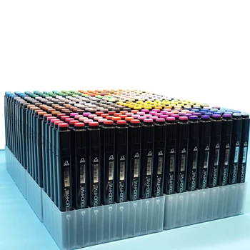 TouchFIVE Twin Brush Marker Set Graffiti Marker Pen Set Sketching Markers 168 Colors Drawing Pen Manga Design for School
TouchFIVE Twin Brush Marker Set Graffiti Marker Pen Set Sketching Markers 168 Colors Drawing Pen Manga Design for School