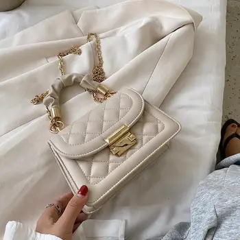 Summer Hipster Portable Square Sling Bag Women's 2020 New Korean-Style Rhomboid Embroidery Thread Chain Shoulder/Crossbody Bag
Summer Hipster Portable Square Sling Bag Women's 2020 New Korean-Style Rhomboid Embroidery Thread Chain Shoulder/Crossbody Bag