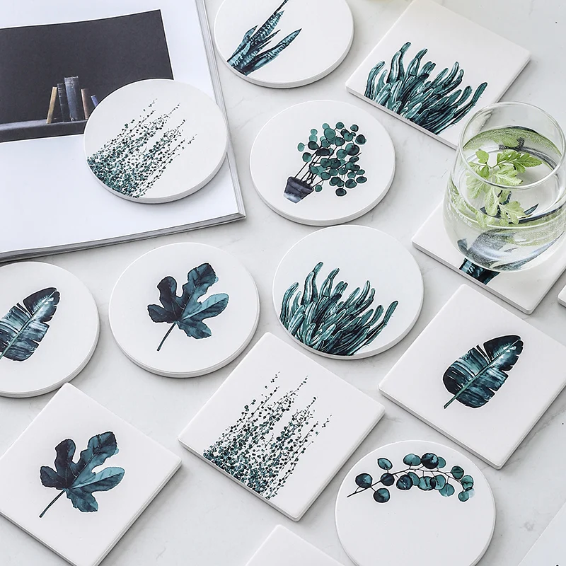 European Simple Style Plant Coaster Curved Design Ceramic Pad Moisture Absorption Mat Nordic Home Mats Decoration Household
European Simple Style Plant Coaster Curved Design Ceramic Pad Moisture Absorption Mat Nordic Home Mats Decoration Household