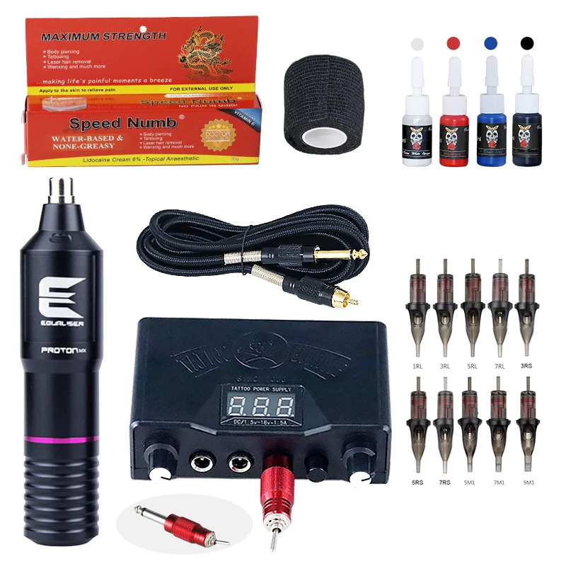 Tattoo Rotary Gun Set LCD Power Permanent Makeup Strong Motor Rotary Tattoo Machine Pen High Quality Needles Cartridges Supply
Tattoo Rotary Gun Set LCD Power Permanent Makeup Strong Motor Rotary Tattoo Machine Pen High Quality Needles Cartridges Supply