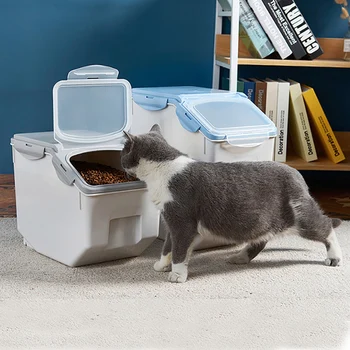 Dog Cat Food Storage Box Pet food Container Large Capacity Plastic Pet Storage Grain Sealed Barrel Feed Fresh-keeping Box
Dog Cat Food Storage Box Pet food Container Large Capacity Plastic Pet Storage Grain Sealed Barrel Feed Fresh-keeping Box