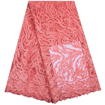 New Arrival French Mesh Milk Silk Lace Fabric Peach Embroidery Nigerian African Lace Fabric With Sequins For Wedding Dress A1816
New Arrival French Mesh Milk Silk Lace Fabric Peach Embroidery Nigerian African Lace Fabric With Sequins For Wedding Dress A1816