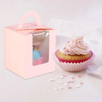 50Pcs Cake Boxes Creative White Card Practical Portable Muffin Box Cake Boxes Cupcake Packing Box for Store Party
50Pcs Cake Boxes Creative White Card Practical Portable Muffin Box Cake Boxes Cupcake Packing Box for Store Party
