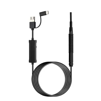 AN103 3.9MM 3-in-1 Visual Earpick Ear Cleaning Tool In-ear Cleaner With LED Camera Endoscope Ear Spoon Health Care Tool
AN103 3.9MM 3-in-1 Visual Earpick Ear Cleaning Tool In-ear Cleaner With LED Camera Endoscope Ear Spoon Health Care Tool