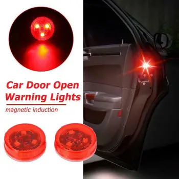 2Pcs Side Door Signal Strobe Light Wireless Red LED Car Opening Door Warning Light Door Lamp for Camper Truck Trailer Motorhome
2Pcs Side Door Signal Strobe Light Wireless Red LED Car Opening Door Warning Light Door Lamp for Camper Truck Trailer Motorhome