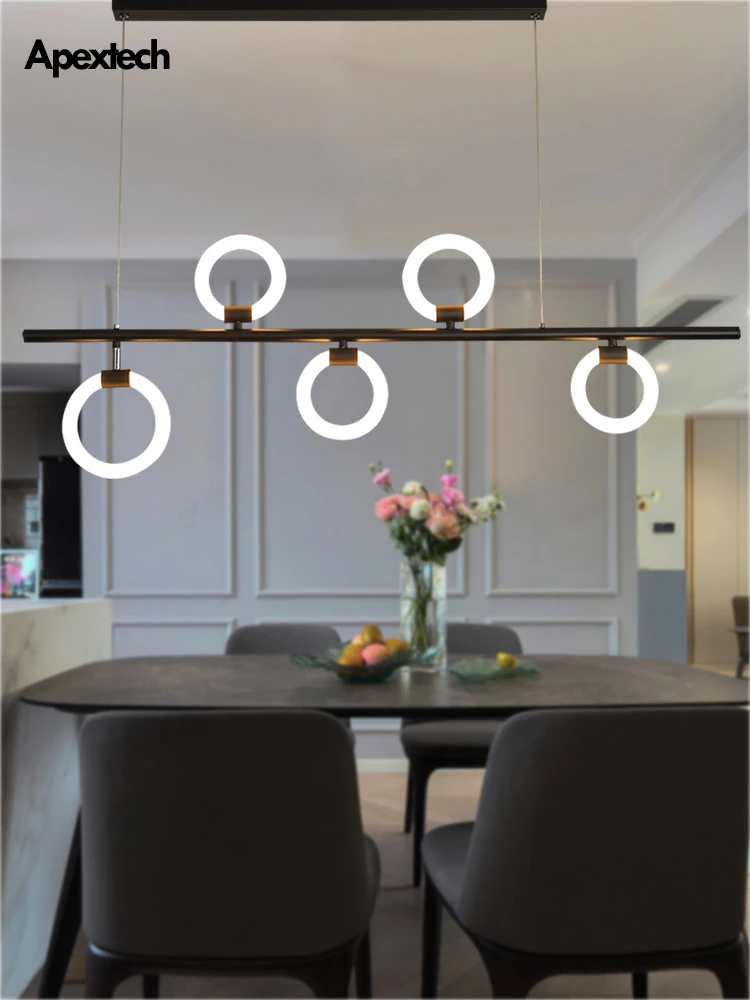 Creative Donuts Horizontal LED Chandelier Linear Bar Ceiling Hanging Lights Dining Room Kitchen Island Suspension Lamp
Creative Donuts Horizontal LED Chandelier Linear Bar Ceiling Hanging Lights Dining Room Kitchen Island Suspension Lamp