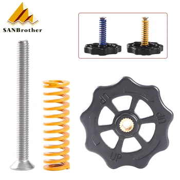 Hot Bed Spring Leveling Kit Adjustment Nut+Springs+M3*40 Screw Heatbed Kit For 3D Printer Ultimaker 2
Hot Bed Spring Leveling Kit Adjustment Nut+Springs+M3*40 Screw Heatbed Kit For 3D Printer Ultimaker 2