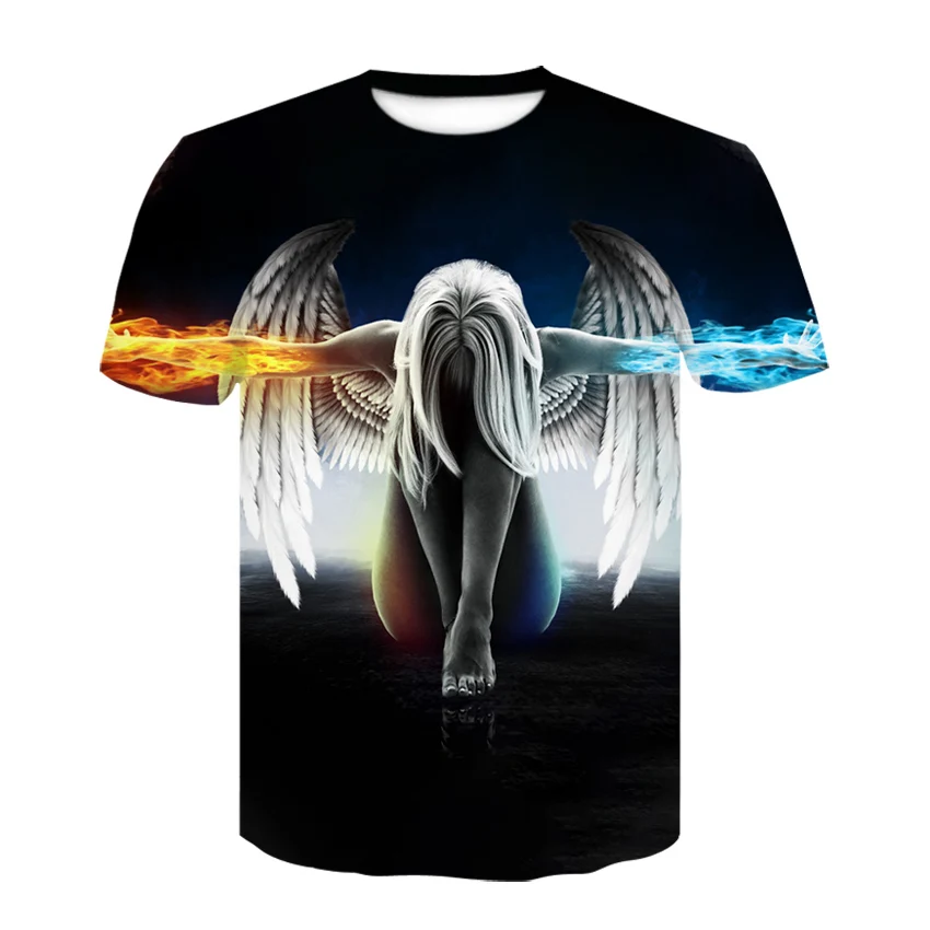 Men clothes 2019 3D print Dark Angel tshirt short sleeve Fashion mens t shirt Women Casual tshirts harajuku streetwear tees Tops 
Men clothes 2019 3D print Dark Angel tshirt short sleeve Fashion mens t shirt Women Casual tshirts harajuku streetwear tees Tops
