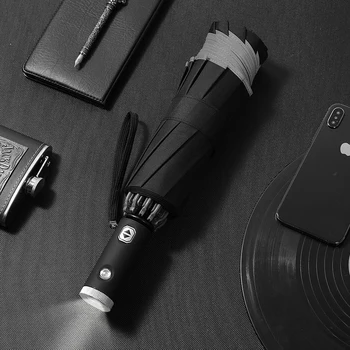 10 Bone Automatic Reverse Umbrella with Led Windproof Folding Inverted Men Umbrella Rain Women Parasol Umbrella
10 Bone Automatic Reverse Umbrella with Led Windproof Folding Inverted Men Umbrella Rain Women Parasol Umbrella