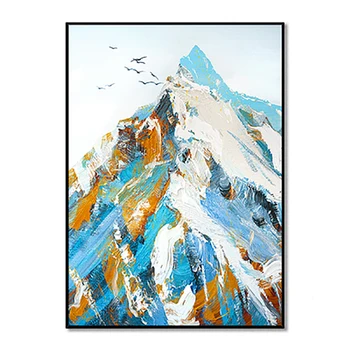 Hand painted Modern art Abstract Oil Painting mountain and snow painting Wall Art Picture on canvas home Decor
Hand painted Modern art Abstract Oil Painting mountain and snow painting Wall Art Picture on canvas home Decor