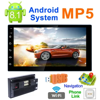 Car Android Player 7inch Stereo Android 8.1 Car MP5 GPS Player Bluetooth AM/ FM Function Radio Wifi Support rear view camera
Car Android Player 7inch Stereo Android 8.1 Car MP5 GPS Player Bluetooth AM/ FM Function Radio Wifi Support rear view camera