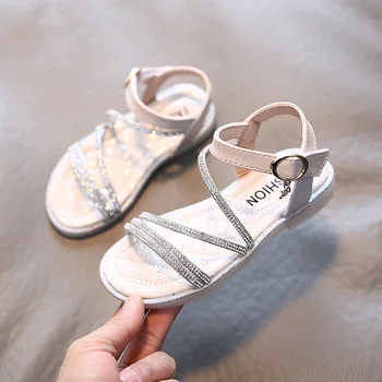 2020 Children's Open Toe Soft Sole Shoes Pearl Crystal Princess Shoes Roman Shoes for Summer Girl's Sandals Wholesale
2020 Children's Open Toe Soft Sole Shoes Pearl Crystal Princess Shoes Roman Shoes for Summer Girl's Sandals Wholesale