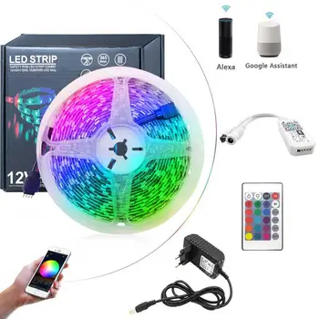 LED Strip Auto Bluetooth/WIFI Remote RGB SMD 2835/5050 Fita Tape 12V Waterproof 5m/10m/15m/20m Ribbon Flexible Room Decoration
LED Strip Auto Bluetooth/WIFI Remote RGB SMD 2835/5050 Fita Tape 12V Waterproof 5m/10m/15m/20m Ribbon Flexible Room Decoration
