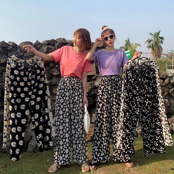 NiceMix pants women clothes girls female summer little daisy chiffon thin Korean high waist large size casual style loose pants
NiceMix pants women clothes girls female summer little daisy chiffon thin Korean high waist large size casual style loose pants