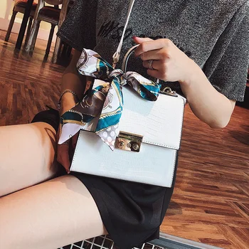 Bowknot Silk Scarf Bags Handbags Women Famous Brands 2020 New Korean Version Messenger Bag PU All-match Designer Shoulder Bags
Bowknot Silk Scarf Bags Handbags Women Famous Brands 2020 New Korean Version Messenger Bag PU All-match Designer Shoulder Bags