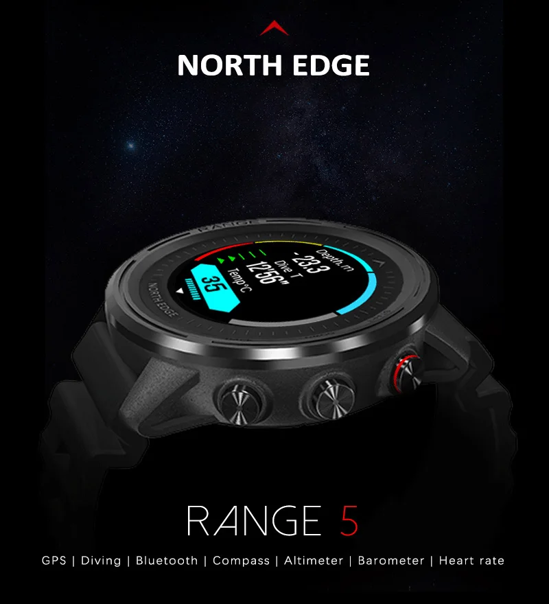 Reloj North Edge Range 5