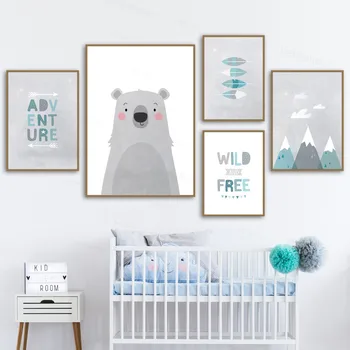 Bear Mountain Feather Arrow Adventure Quote Wall Art Canvas Painting Nordic Posters and Prints Wall Picture Baby Kids Room Decor 
Bear Mountain Feather Arrow Adventure Quote Wall Art Canvas Painting Nordic Posters and Prints Wall Picture Baby Kids Room Decor