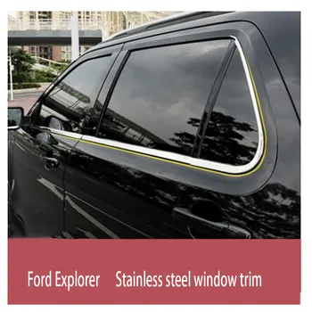 Window decorative stripes apply only for 2013-19 Ford Explorer refitted stainless steel window frame accessories
Window decorative stripes apply only for 2013-19 Ford Explorer refitted stainless steel window frame accessories