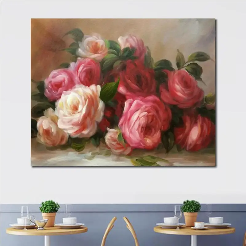 Flower Wall Art For Kitchen Dining Room Hand Painted Pierre Auguste Renoir Oil Painting Discarded Roses Canvas Artwork Modern
Flower Wall Art For Kitchen Dining Room Hand Painted Pierre Auguste Renoir Oil Painting Discarded Roses Canvas Artwork Modern