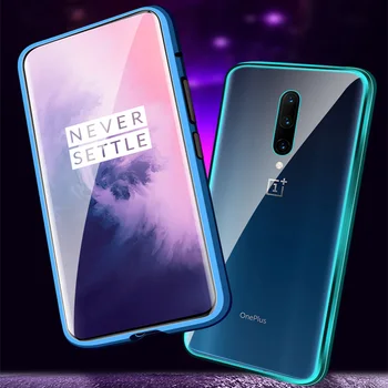 Double Side 360 Full Protection Metal Magnetic Glass Case For Oneplus 7 7T Pro Phone Case For OnePlus 6 6T Case Cover
Double Side 360 Full Protection Metal Magnetic Glass Case For Oneplus 7 7T Pro Phone Case For OnePlus 6 6T Case Cover