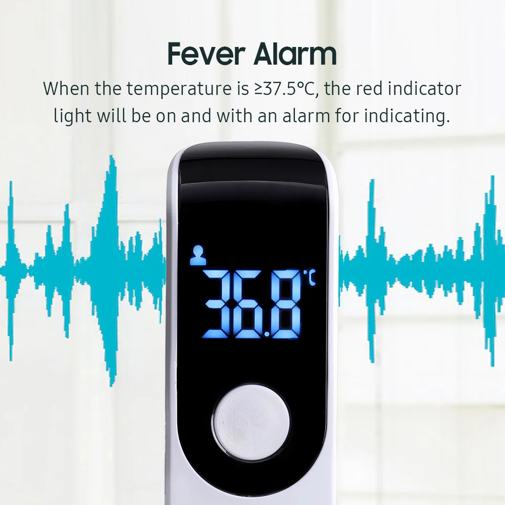 Generic Electronic Digital Thermometer Forehead Ear NonContact Body