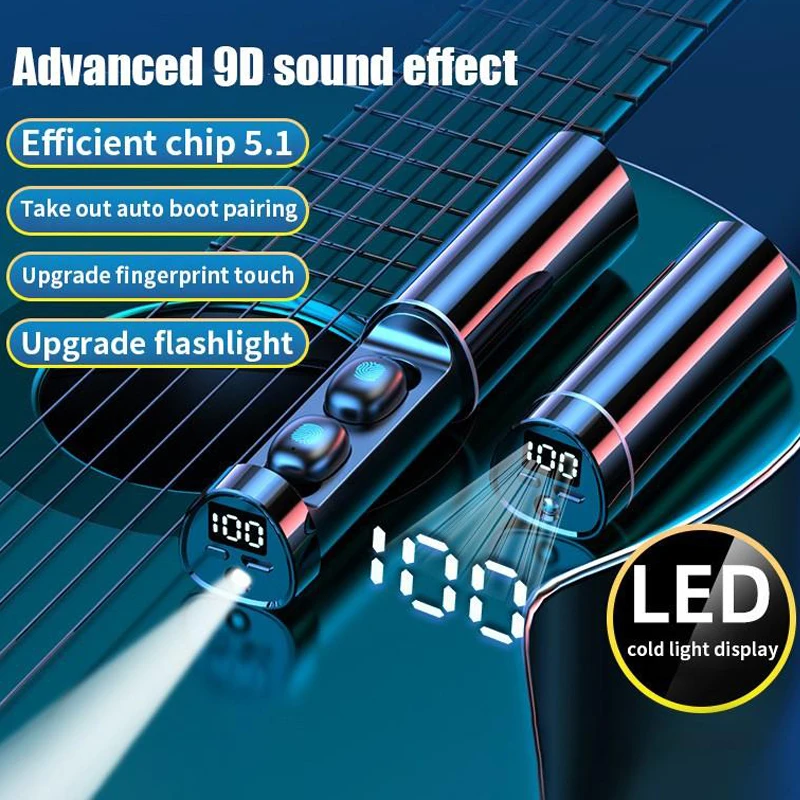 Bluetooth headset Pull-out Wireless Earphone TWS True Stereo With Microphone Touch Music with charging boxmicrophone LED Display
Bluetooth headset Pull-out Wireless Earphone TWS True Stereo With Microphone Touch Music with charging boxmicrophone LED Display