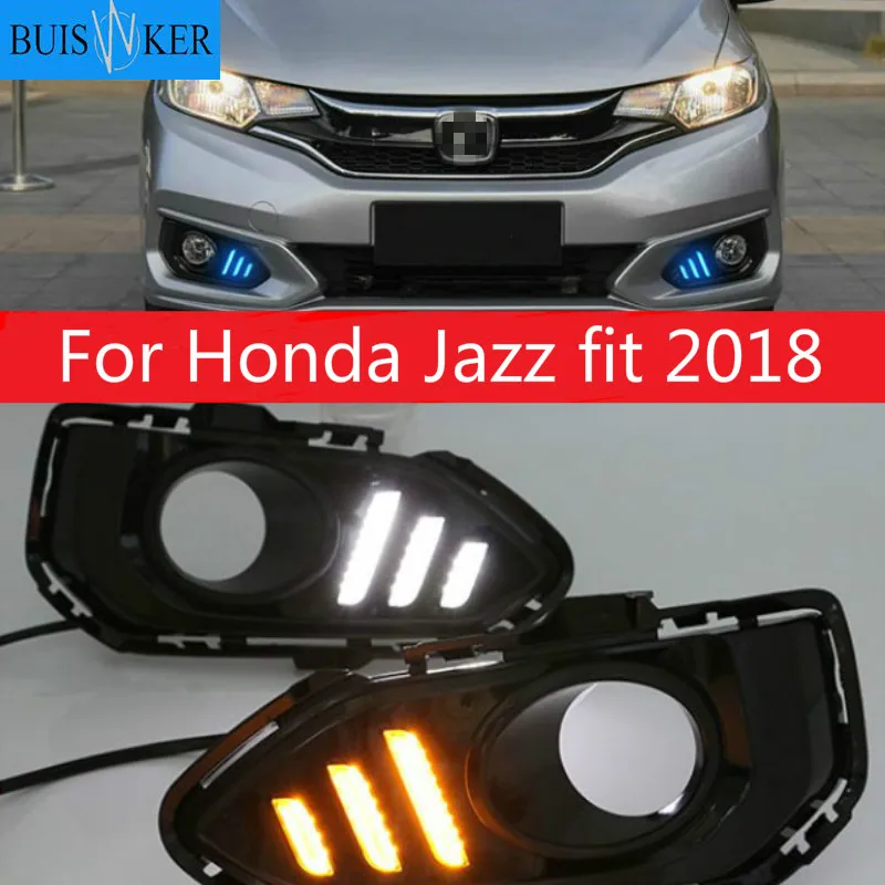 Автомобильные светодиодсветодиодный дневные ходовые огни для Honda Jazz fit 2018 DRL, противотуманные фары, ходовые огни с желтыми указателями поворота
Автомобильные светодиодсветодиодный дневные ходовые огни для Honda Jazz fit 2018 DRL, противотуманные фары, ходовые огни с желтыми указателями поворота