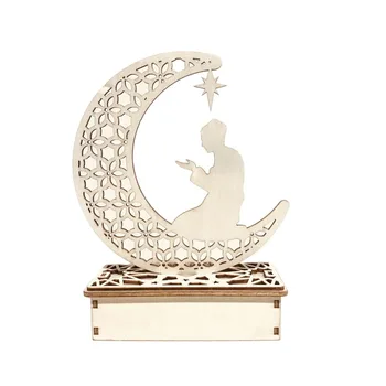 Ramadan Eid Mubarak Decorations for Home Moon LED Candles Light Wooden DIY LED Eid Mubarak Decoration Gift Ornaments 1
Ramadan Eid Mubarak Decorations for Home Moon LED Candles Light Wooden DIY LED Eid Mubarak Decoration Gift Ornaments 1
