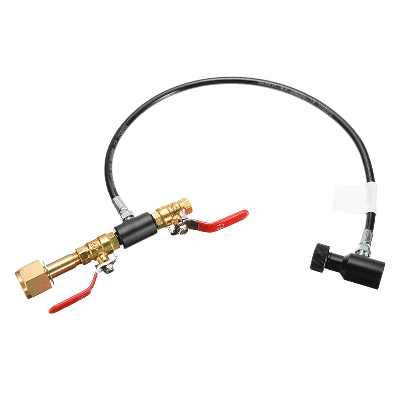 24''/60cm Sodastream Adapter With 2 Quick Release Valve For Sodastream CO2 Quick Refilling Tank Fill Station Refill CGA-320 Tool
24''/60cm Sodastream Adapter With 2 Quick Release Valve For Sodastream CO2 Quick Refilling Tank Fill Station Refill CGA-320 Tool