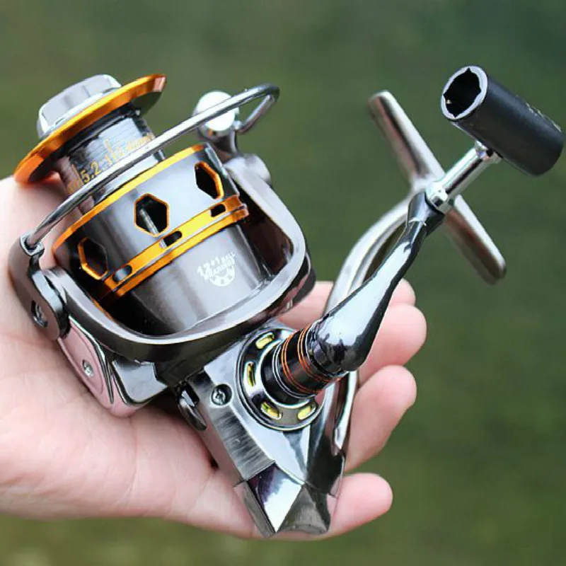 Marine AMG3000-6000 Fishing Spinning Reel For Carp 12+1BB 5.2: 1 Metal Spinning Fishing Reel Flying Wheel For Fresh / Salt Water
Marine AMG3000-6000 Fishing Spinning Reel For Carp 12+1BB 5.2: 1 Metal Spinning Fishing Reel Flying Wheel For Fresh / Salt Water
