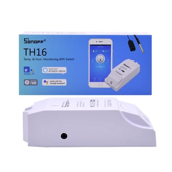 Sonoff TH16 Wifi Smart Sensor Switch Temperature Humidity Monitor Smart Wifi Switch Home Automation Works With Alexa Google Home
Sonoff TH16 Wifi Smart Sensor Switch Temperature Humidity Monitor Smart Wifi Switch Home Automation Works With Alexa Google Home