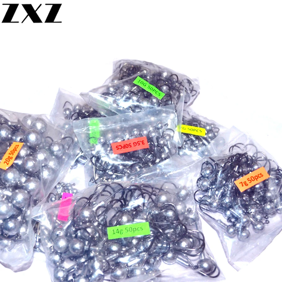 

Top quality 10pcs/Lot 5G 10G Round Jig Head hooks Lead Round Head Fishing Lure Jigs Hooks Ocean Fishing Tools