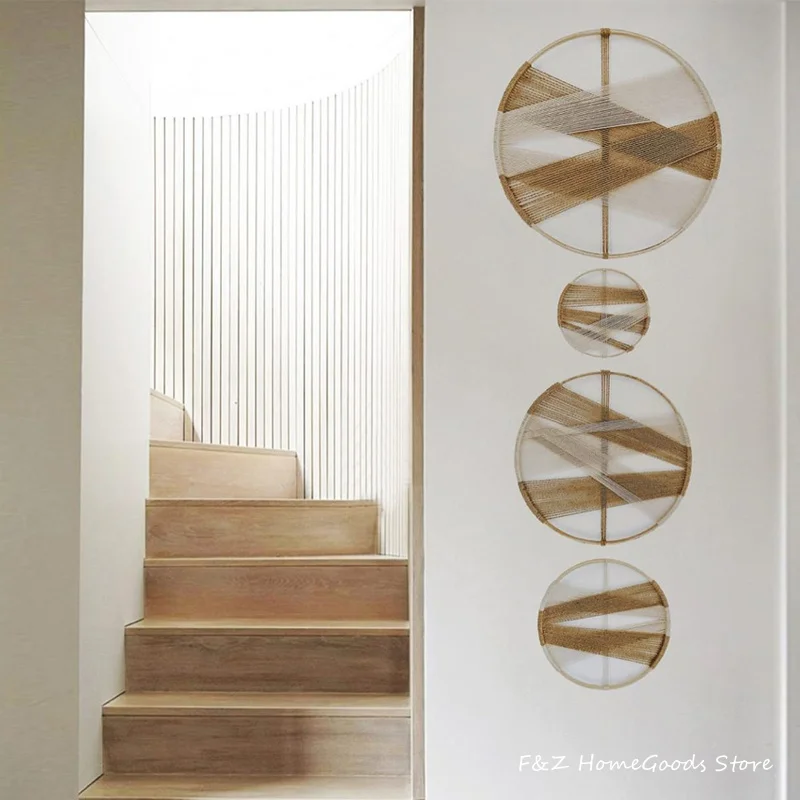 Nordic Circle Wooden Macrame Wall Tapestry 3 H5e5c46c890d54c5aa1f03d423a4f8ed42