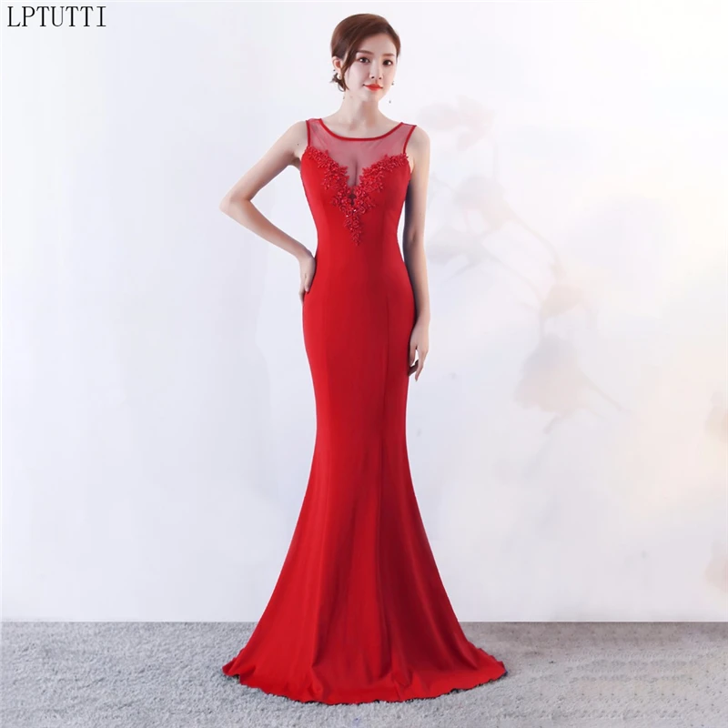 LPTUTTI Crystal Embroidery New For Women Elegant Date Ceremony Party Prom Gown Formal Gala Luxury Long Evening Dresses 
LPTUTTI Crystal Embroidery New For Women Elegant Date Ceremony Party Prom Gown Formal Gala Luxury Long Evening Dresses
