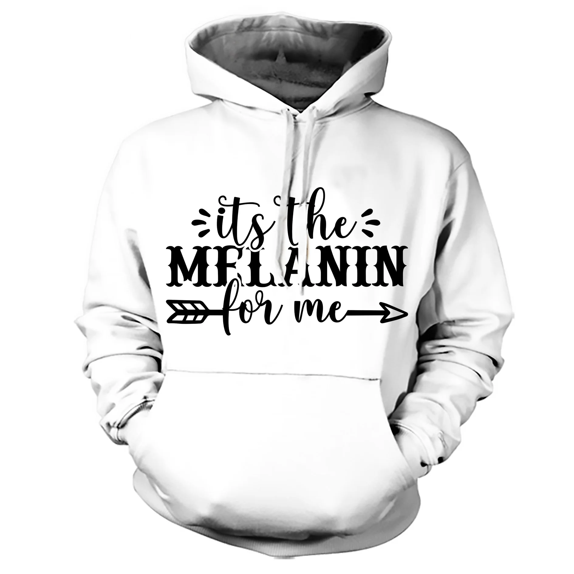 REAL American US SIZE Custom High Quality It's the Melanin for Me Sublimation Printing Plus Size Hoodies
REAL American US SIZE Custom High Quality It's the Melanin for Me Sublimation Printing Plus Size Hoodies