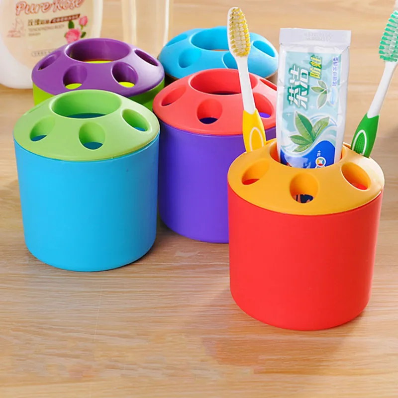 Multi-functional Couple Toothbrush Holder Plastic Pen Holder Desktop Storage Container Creative Porous Toothbrush Holder
Multi-functional Couple Toothbrush Holder Plastic Pen Holder Desktop Storage Container Creative Porous Toothbrush Holder