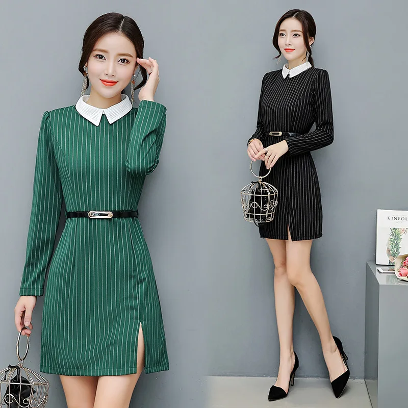 2017 Autumn And Winter New Style Korean-style Long Sleeve Mid-length Large Size Dress Slim Fit Base Sheath Skirt
2017 Autumn And Winter New Style Korean-style Long Sleeve Mid-length Large Size Dress Slim Fit Base Sheath Skirt
