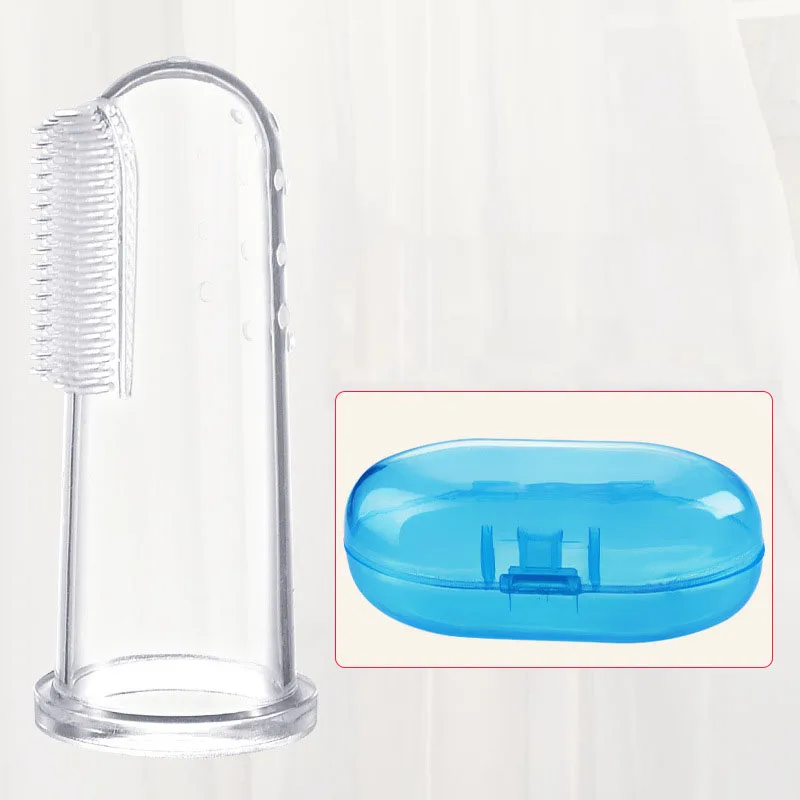 1Pcs Baby Finger Toothbrush+Box Teeth Clean Protective Brush Food Grade Silicone Infant Newborn Massage Brush Dental Care Items
1Pcs Baby Finger Toothbrush+Box Teeth Clean Protective Brush Food Grade Silicone Infant Newborn Massage Brush Dental Care Items