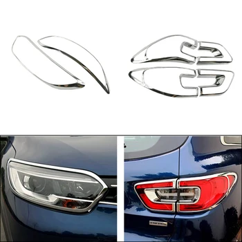 ABS Chrome Front Head Light Cover Trim Headlight Hoods Car Styling Accessories For Renault Kadjar 2016 2017 2018 2019
ABS Chrome Front Head Light Cover Trim Headlight Hoods Car Styling Accessories For Renault Kadjar 2016 2017 2018 2019