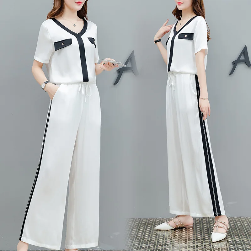 2019 New Style Playful Two-Piece Women's by Age Trousers France Non-mainstream Royal Sister Western Style Loose Pants WOMEN'S Su
2019 New Style Playful Two-Piece Women's by Age Trousers France Non-mainstream Royal Sister Western Style Loose Pants WOMEN'S Su