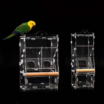 Acrylic Automatic Bird Feeder Parrot Spill Proof Feed Box Tough Durable Bite Resistant Feeder For Bird No Waste Feeding Solution
Acrylic Automatic Bird Feeder Parrot Spill Proof Feed Box Tough Durable Bite Resistant Feeder For Bird No Waste Feeding Solution