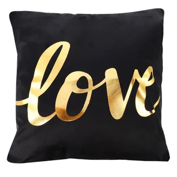 1pc Pillowcase High Quality Pretty Gold Bronzing Square Pillow Cover Throw Pillow Cover Black Pillowcase for Sofa
1pc Pillowcase High Quality Pretty Gold Bronzing Square Pillow Cover Throw Pillow Cover Black Pillowcase for Sofa