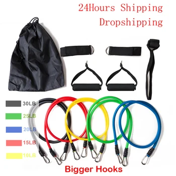 11pcs/set Fitness Resistance Tube Band Yoga Gym Stretch Pull Rope Exercise Training Expander Door Anchor With Handle Ankle Strap 
11pcs/set Fitness Resistance Tube Band Yoga Gym Stretch Pull Rope Exercise Training Expander Door Anchor With Handle Ankle Strap