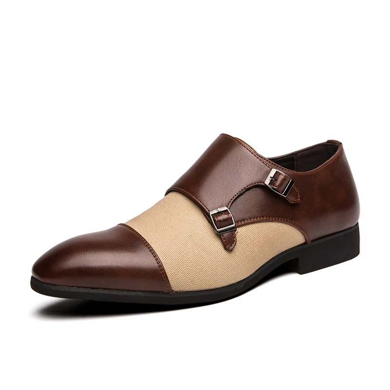 MEN SHOES GENUINE LEATHER MEN SHOES HIGH GRADE STRAP BROWN CASUAL SHOES MEN WEDDING OFFICE FORMAL LOAFERS *1109-9
MEN SHOES GENUINE LEATHER MEN SHOES HIGH GRADE STRAP BROWN CASUAL SHOES MEN WEDDING OFFICE FORMAL LOAFERS *1109-9