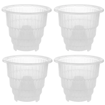 4Pcs 14 x 14 x 12cm/ 18 x 18 x 15.5cm Caliber Orchid Flower Container Planter Mesh Pot Fleshy Flower Pot With Holes Air Column
4Pcs 14 x 14 x 12cm/ 18 x 18 x 15.5cm Caliber Orchid Flower Container Planter Mesh Pot Fleshy Flower Pot With Holes Air Column
